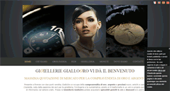 Desktop Screenshot of gialloorofirenze.it
