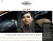 Tablet Screenshot of gialloorofirenze.it